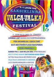 6.-11. juuni toimub Valga-Valka kaksiklinnade festival