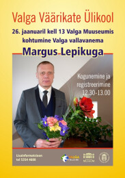 V&auml;&auml;rikate &Uuml;likool Valga Muuseum 26. jaanuar kell 13:00