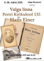 Valga Peetri kirikukool ja Hans Einer