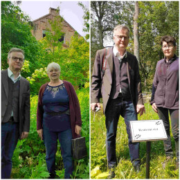 Valga Muuseumit k&uuml;lastas muinasjutumeistrite vendade Grimmide uurija Saksamaalt