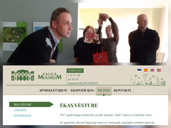 Valga Muuseumi koduleht on j&auml;lgitav ka l&auml;ti keeles
