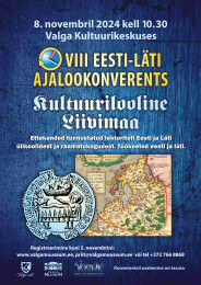 VIII Eesti - L&auml;ti ajalookonverents