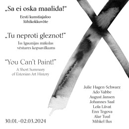 N&auml;itus "Sa ei oska maalida!" Valga Muuseumis